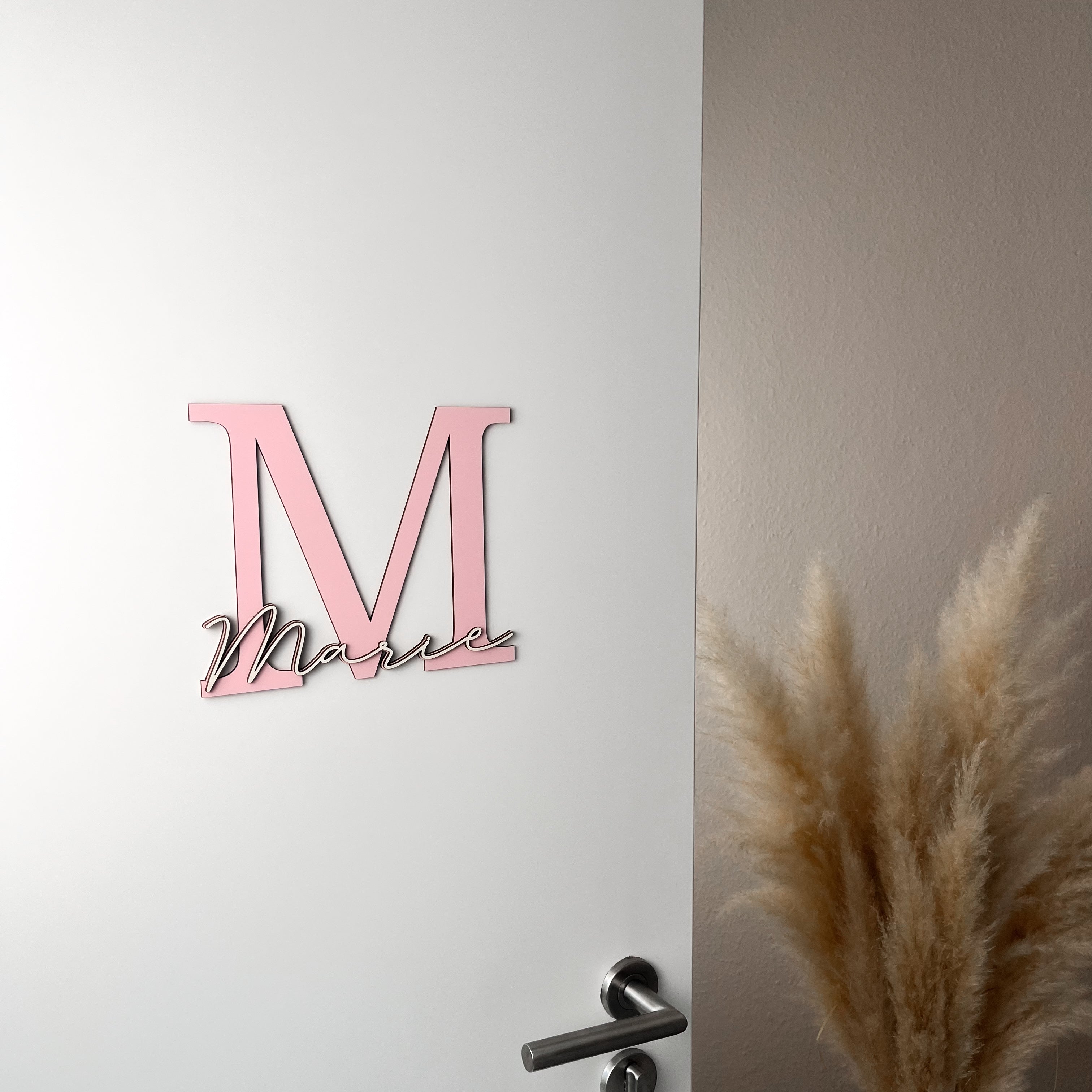 XXL Türschild Kinderzimmer personalisiert – Namensschild aus Holz mit Wunschname (AM)