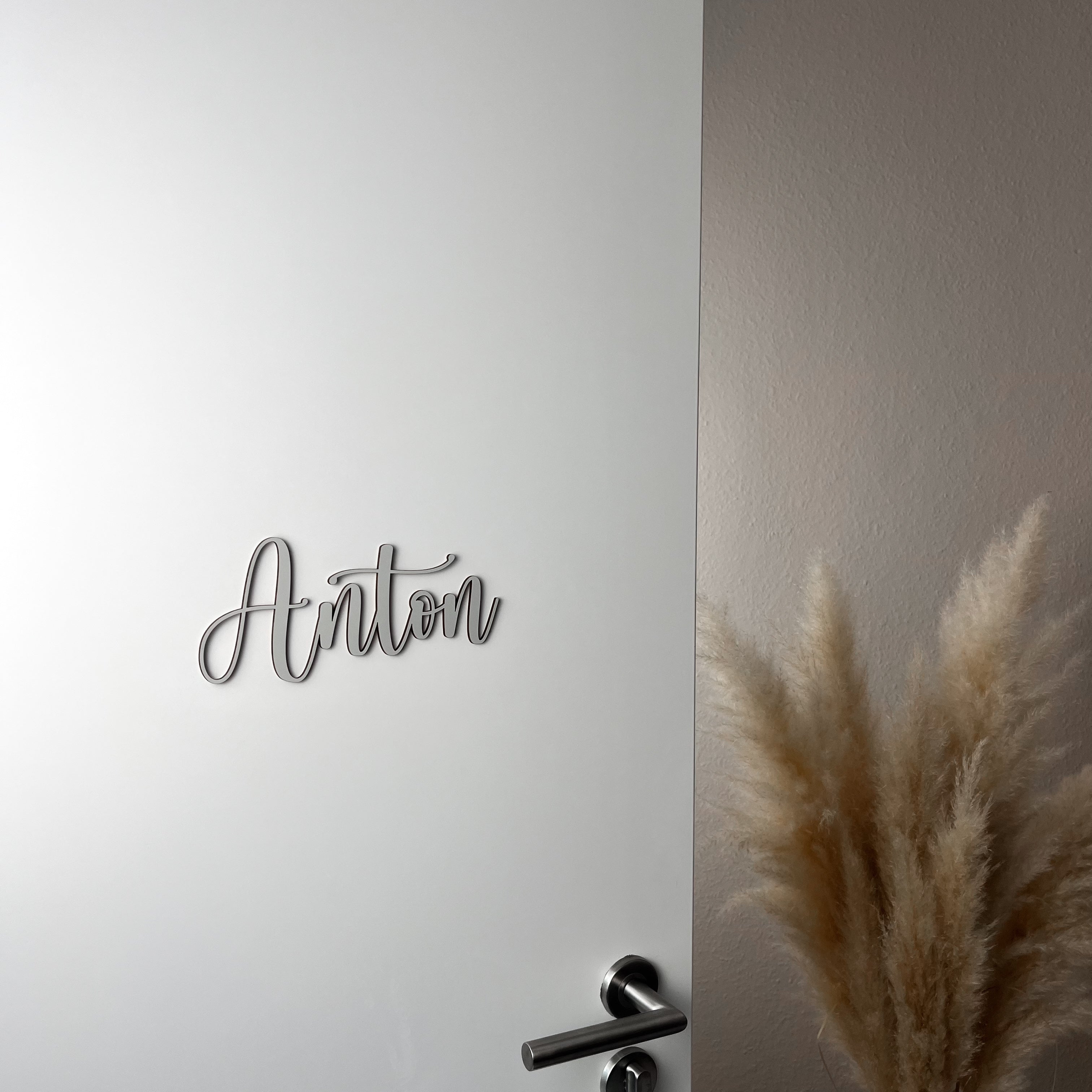 Personalisierbares Türschild aus Holz – Namensschild für Kinderzimmer (H)