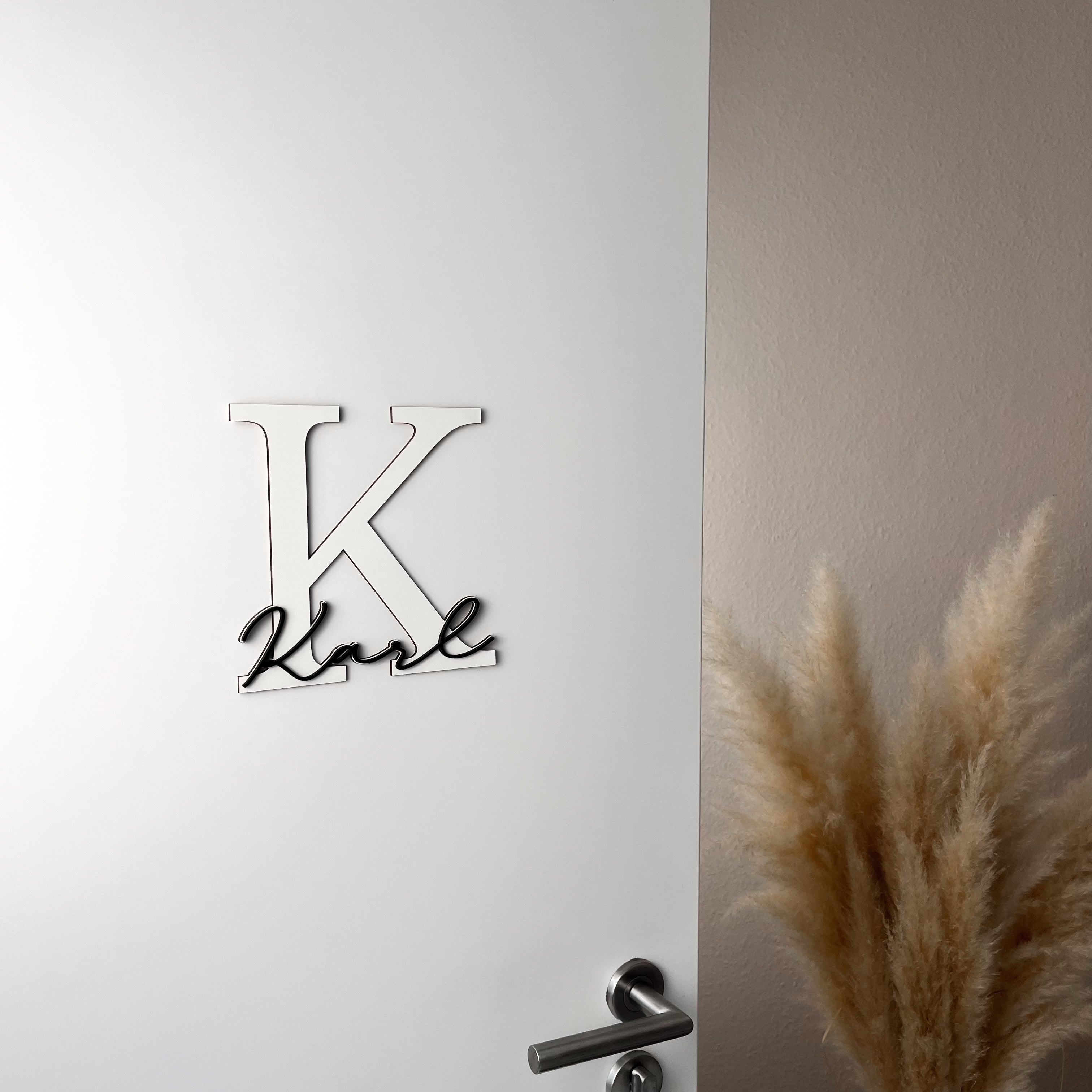 XXL Türschild Kinderzimmer personalisiert – Namensschild aus Holz mit Wunschname (AM)