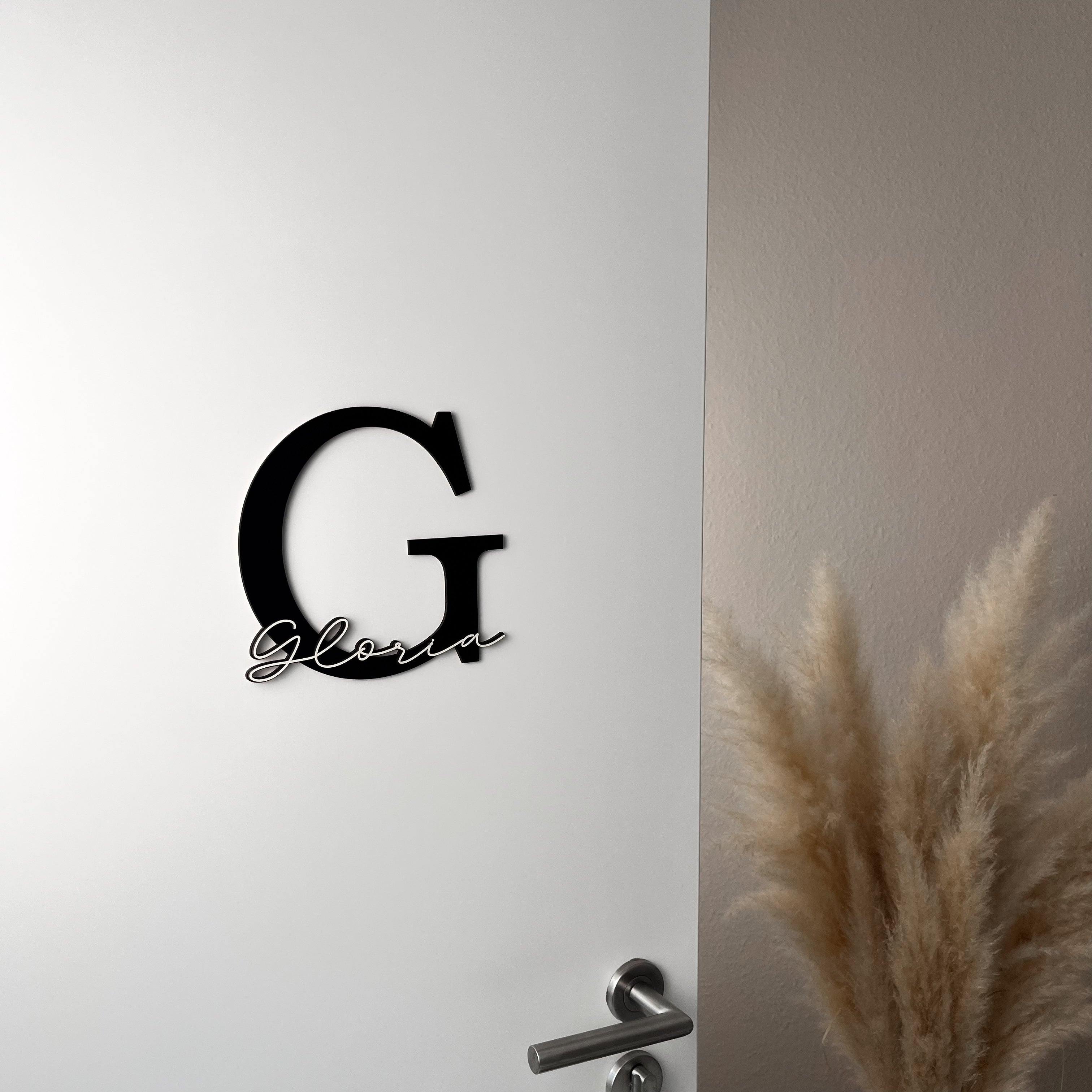 XXL Türschild Kinderzimmer personalisiert – Namensschild aus Holz mit Wunschname (AM)