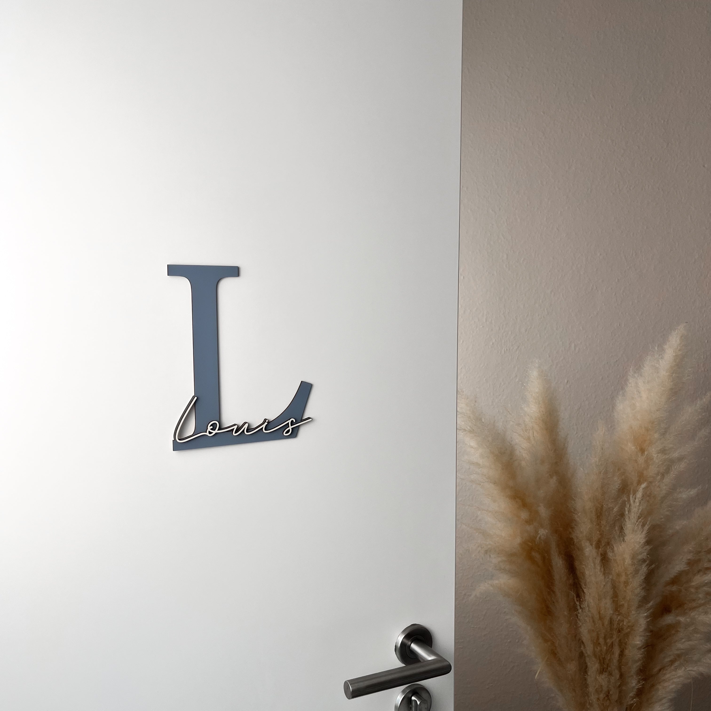 XXL Türschild Kinderzimmer personalisiert – Namensschild aus Holz mit Wunschname (AM)