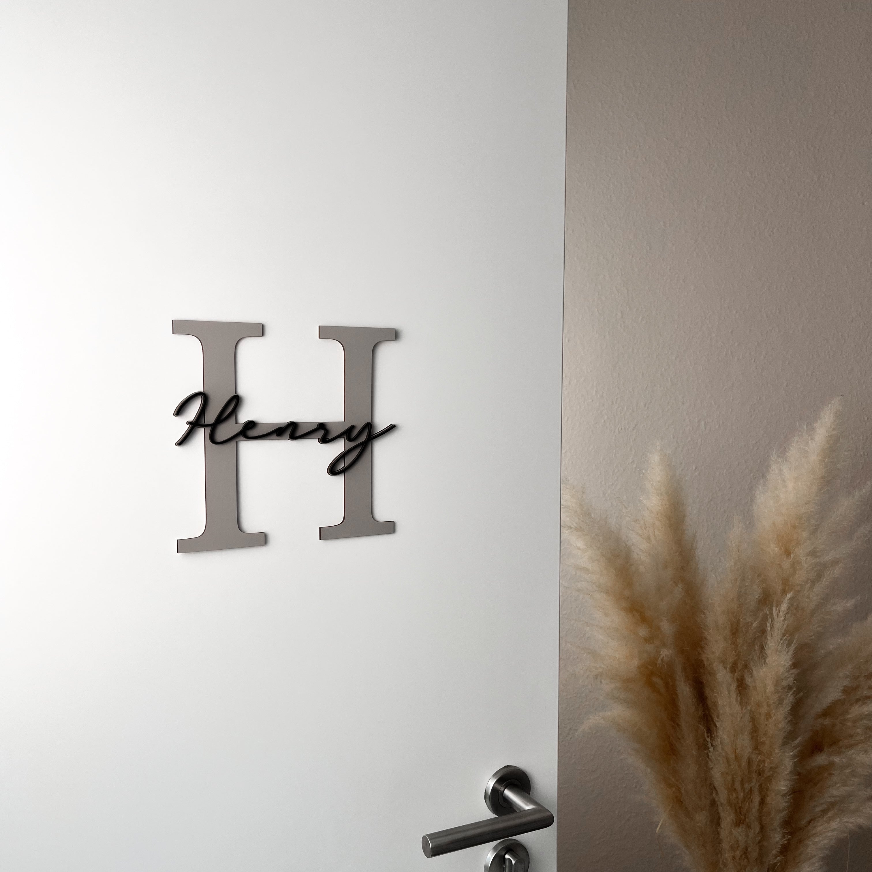 XXL Türschild Kinderzimmer personalisiert – Namensschild aus Holz mit Wunschname (AM)