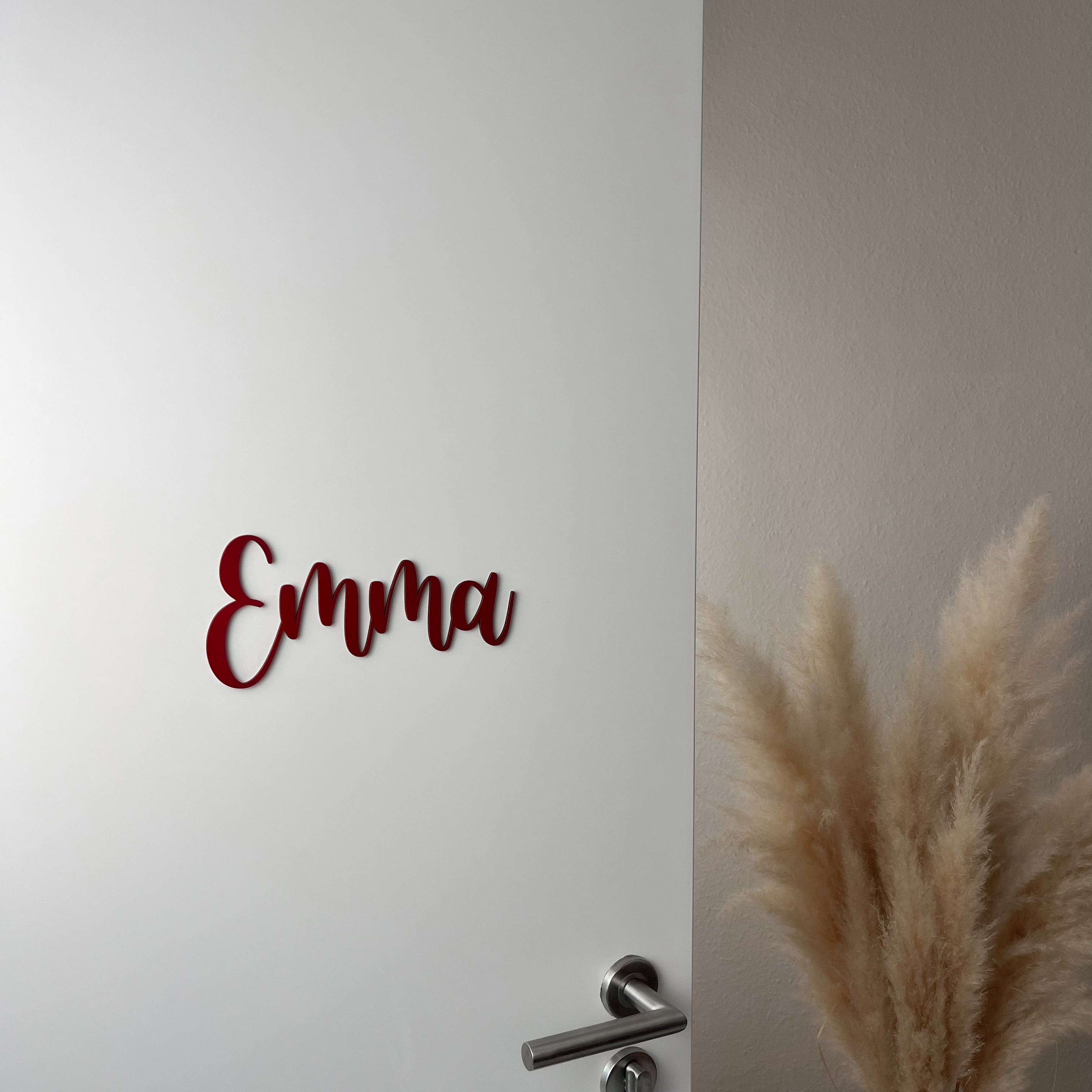 Personalisierbares Türschild aus Holz – Namensschild für Kinderzimmer (GR)