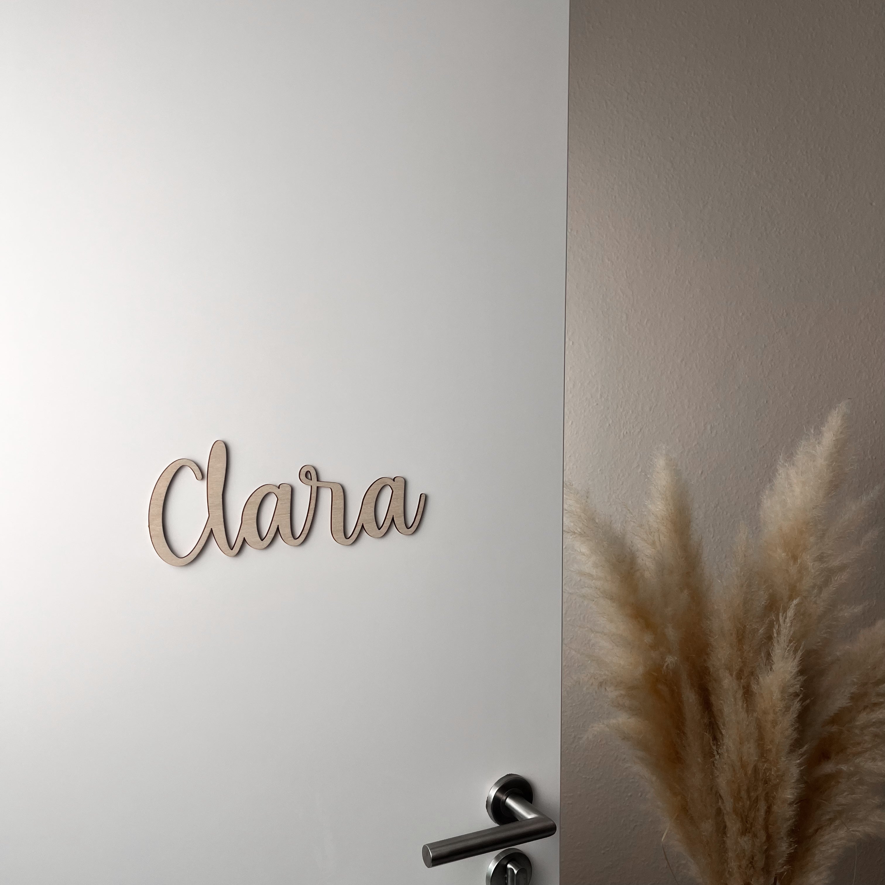 Personalisierbares Türschild aus Holz – Namensschild für Kinderzimmer (MG)