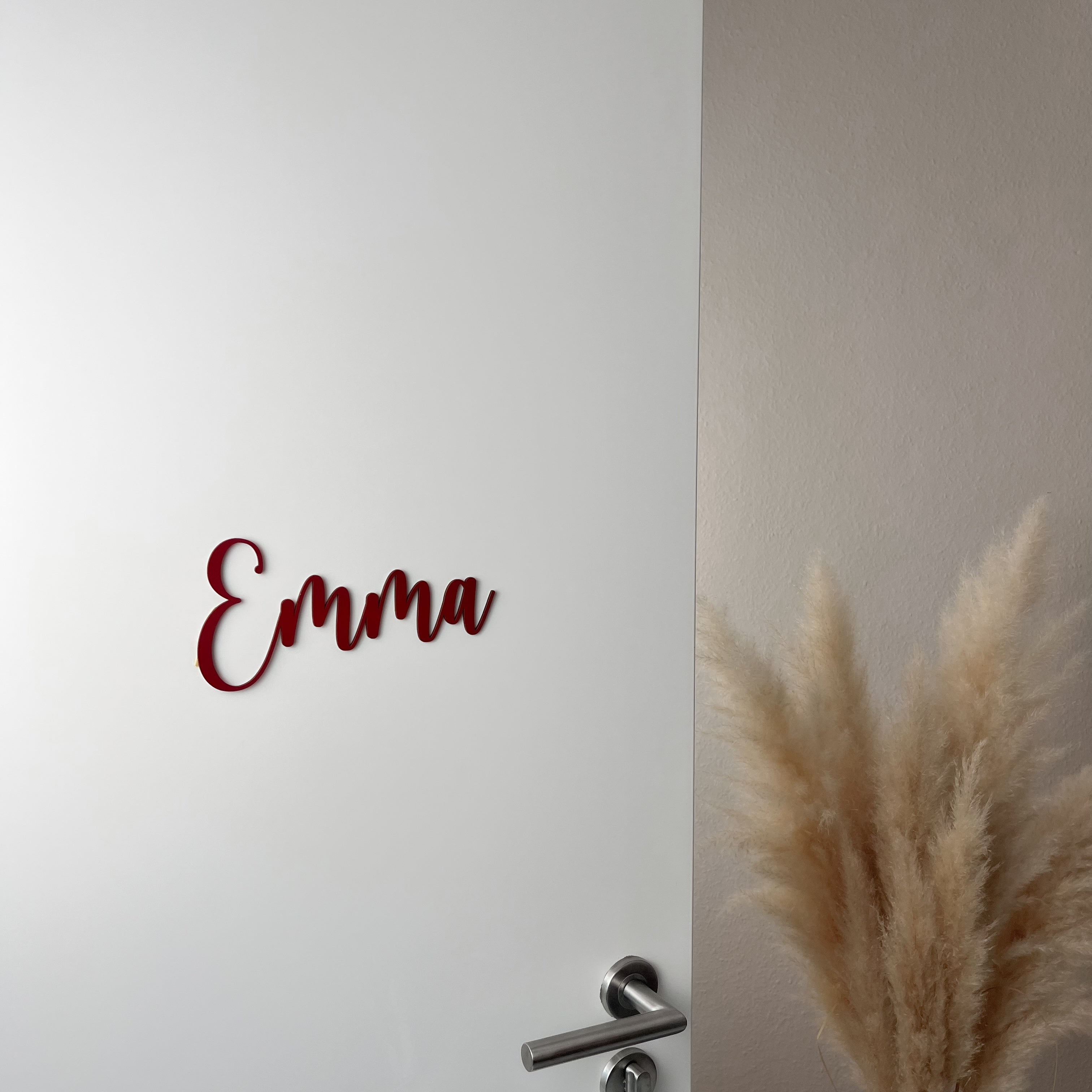 Personalisierbares Türschild aus Holz – Namensschild für Kinderzimmer (H)