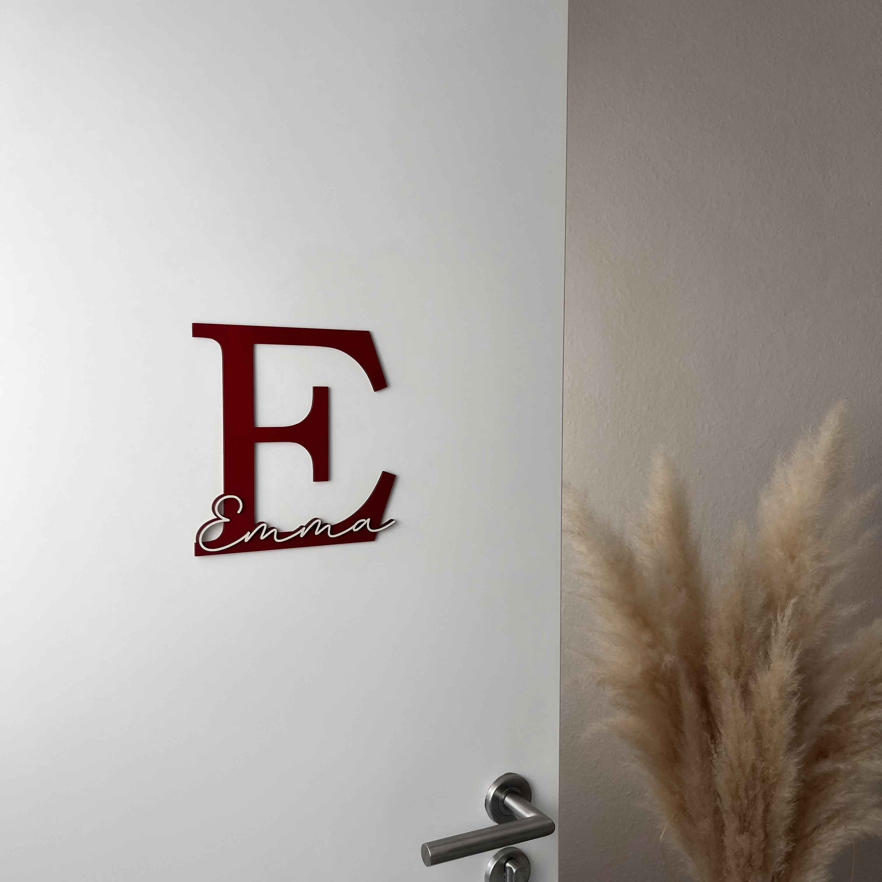 XXL Türschild Kinderzimmer personalisiert – Namensschild aus Holz mit Wunschname (AM)