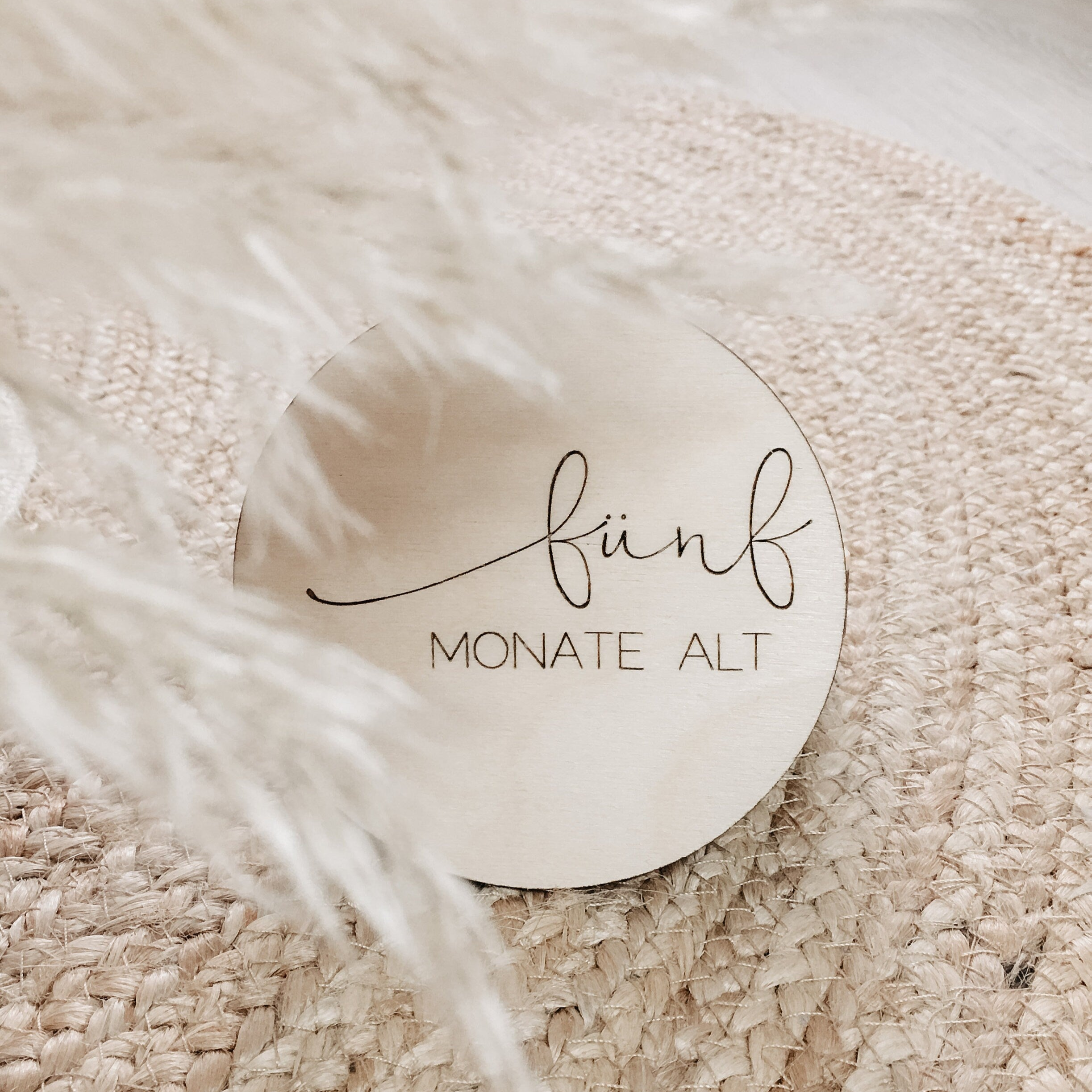 Meilensteinkarten aus Holz – 16-teiliges Set zur Babyentwicklung >MEIN ERSTES JAHR<