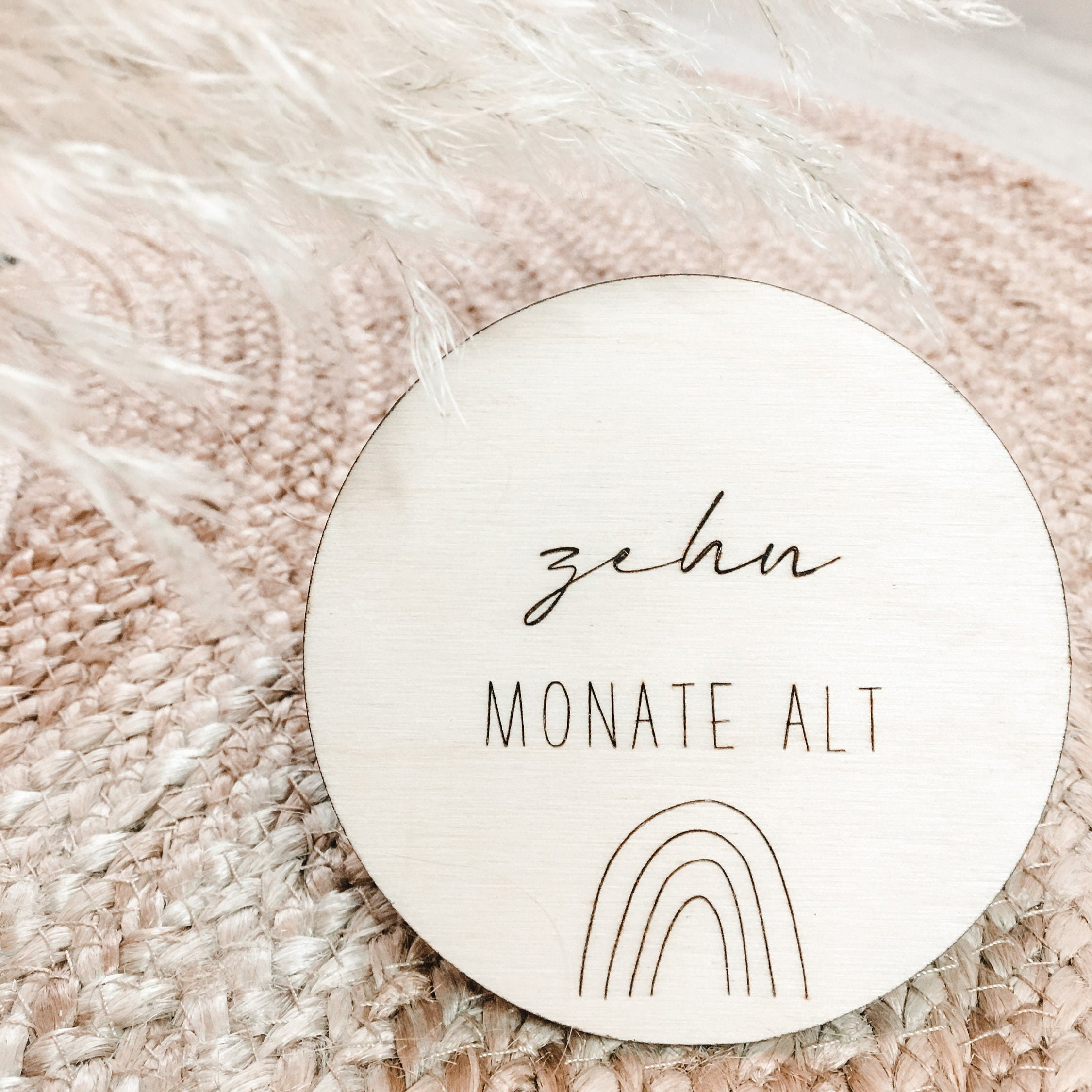 Meilensteinkarten aus Holz – 16-teiliges Set zur Babyentwicklung >VERSPIELTES ERSTES JAHR<