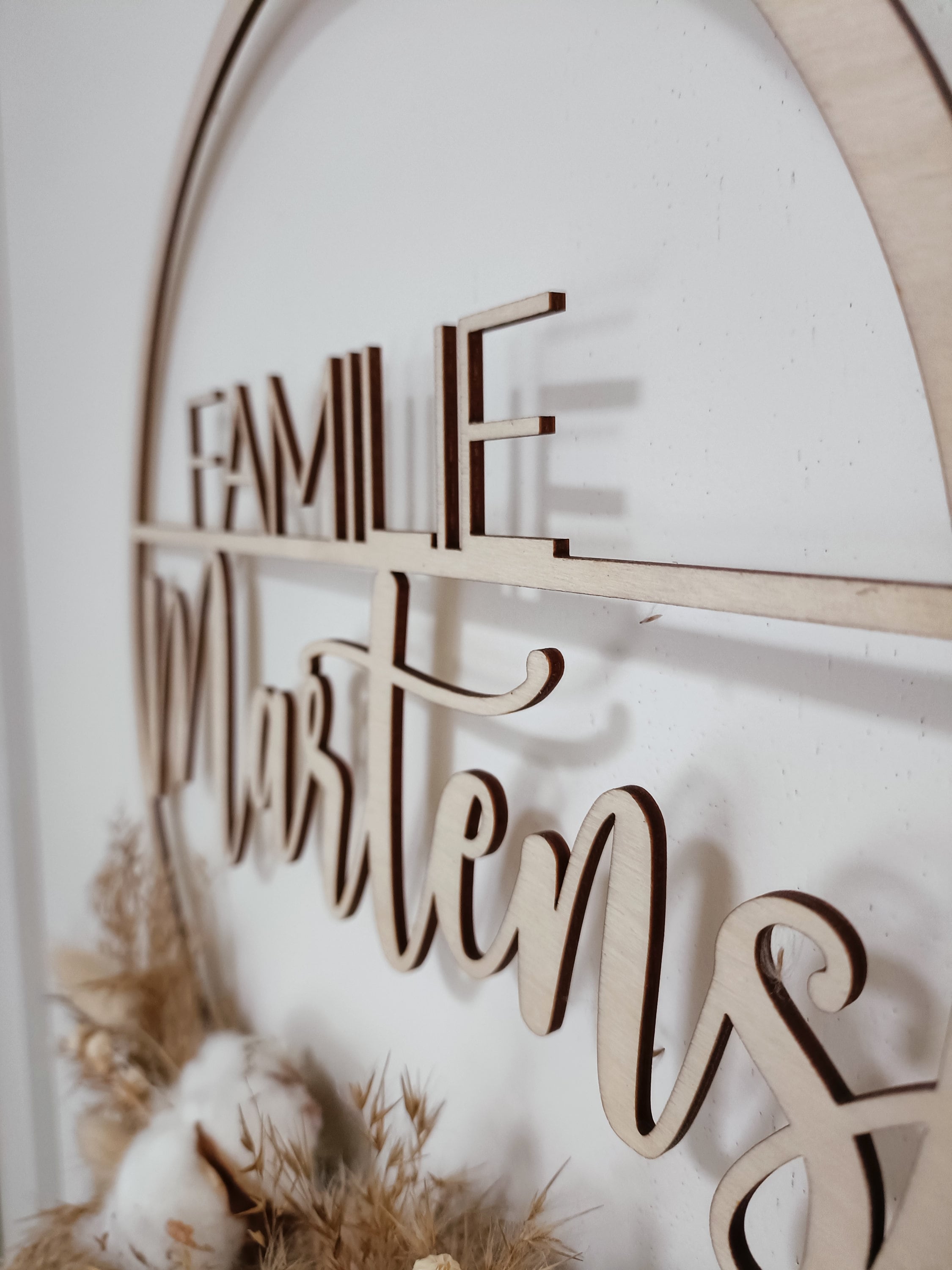 Namensschild personalisiert | Türschild | Holzschild