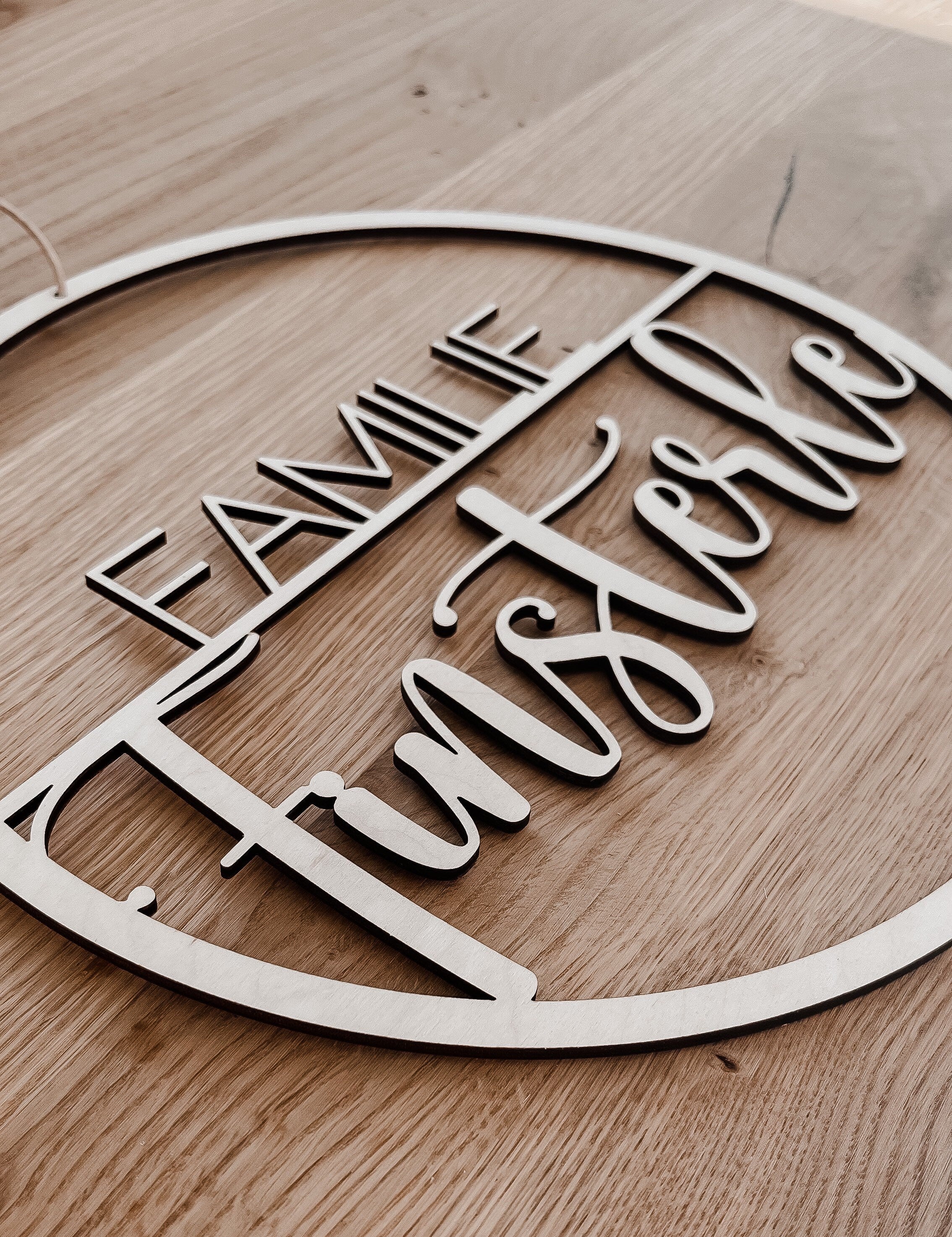 Namensschild personalisiert | Türschild | Holzschild