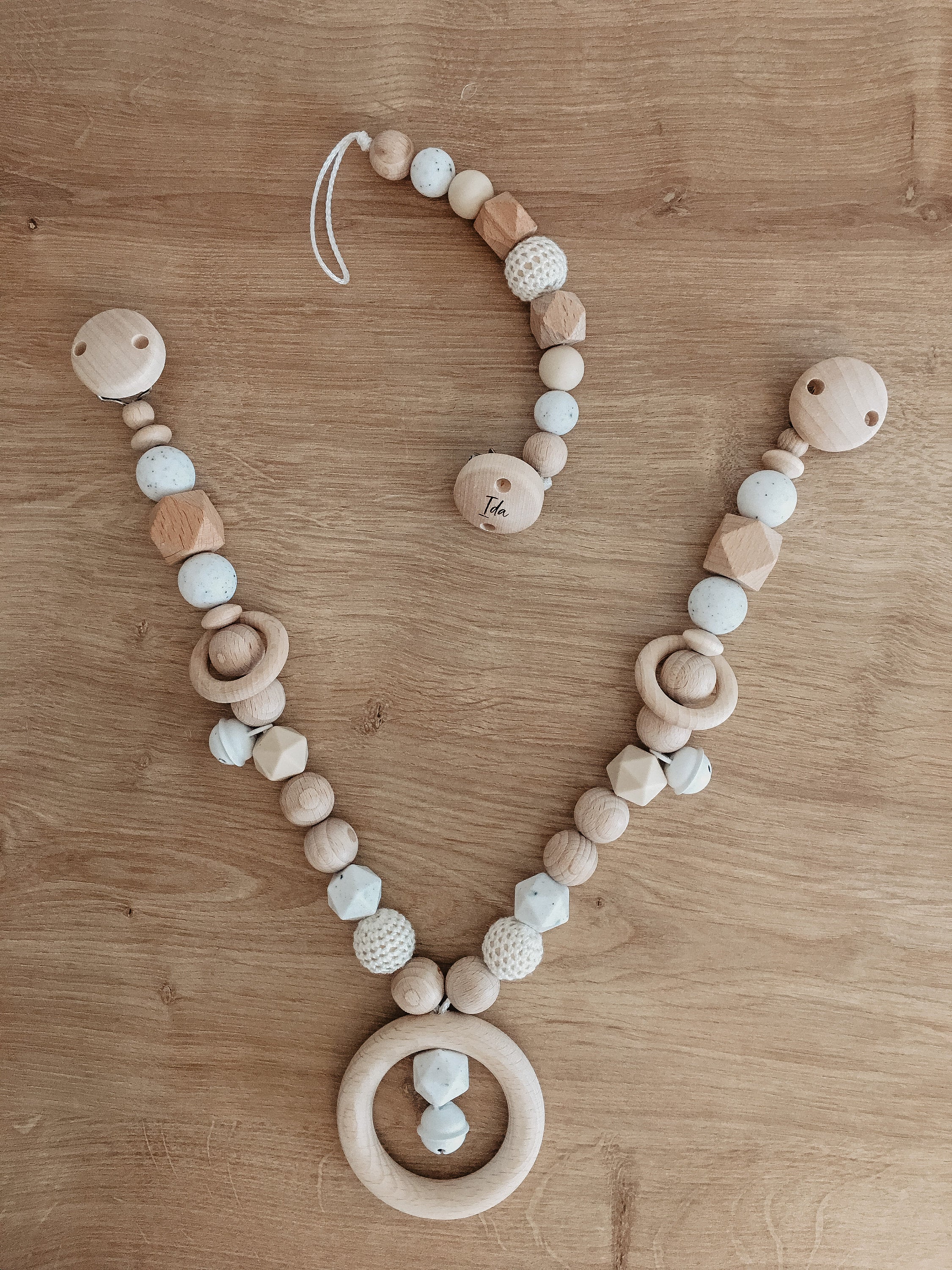 Kinderwagenkette aus Holz (Buche) >MATTHEO<