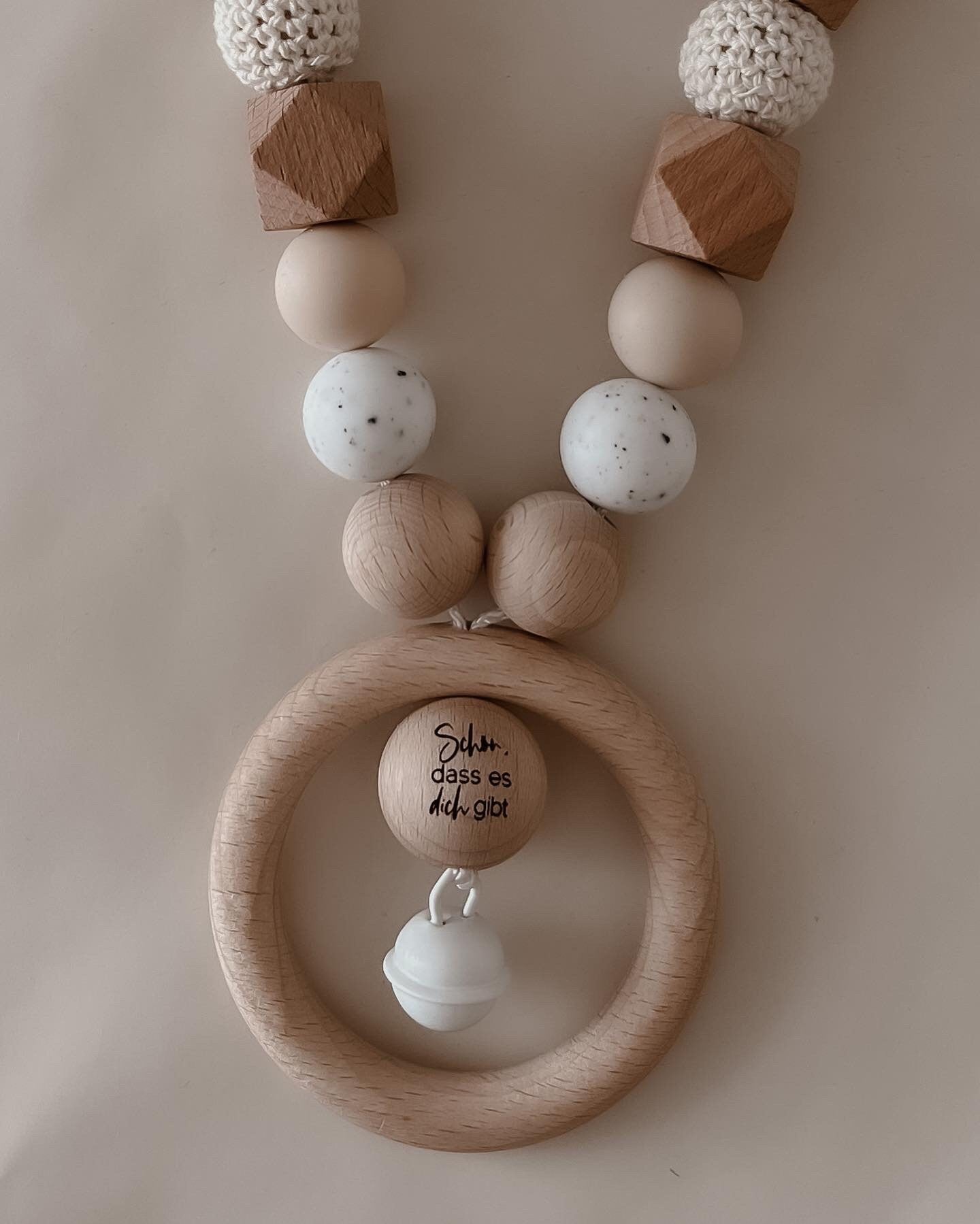 Kinderwagenkette aus Holz (Buche) >LIAS<