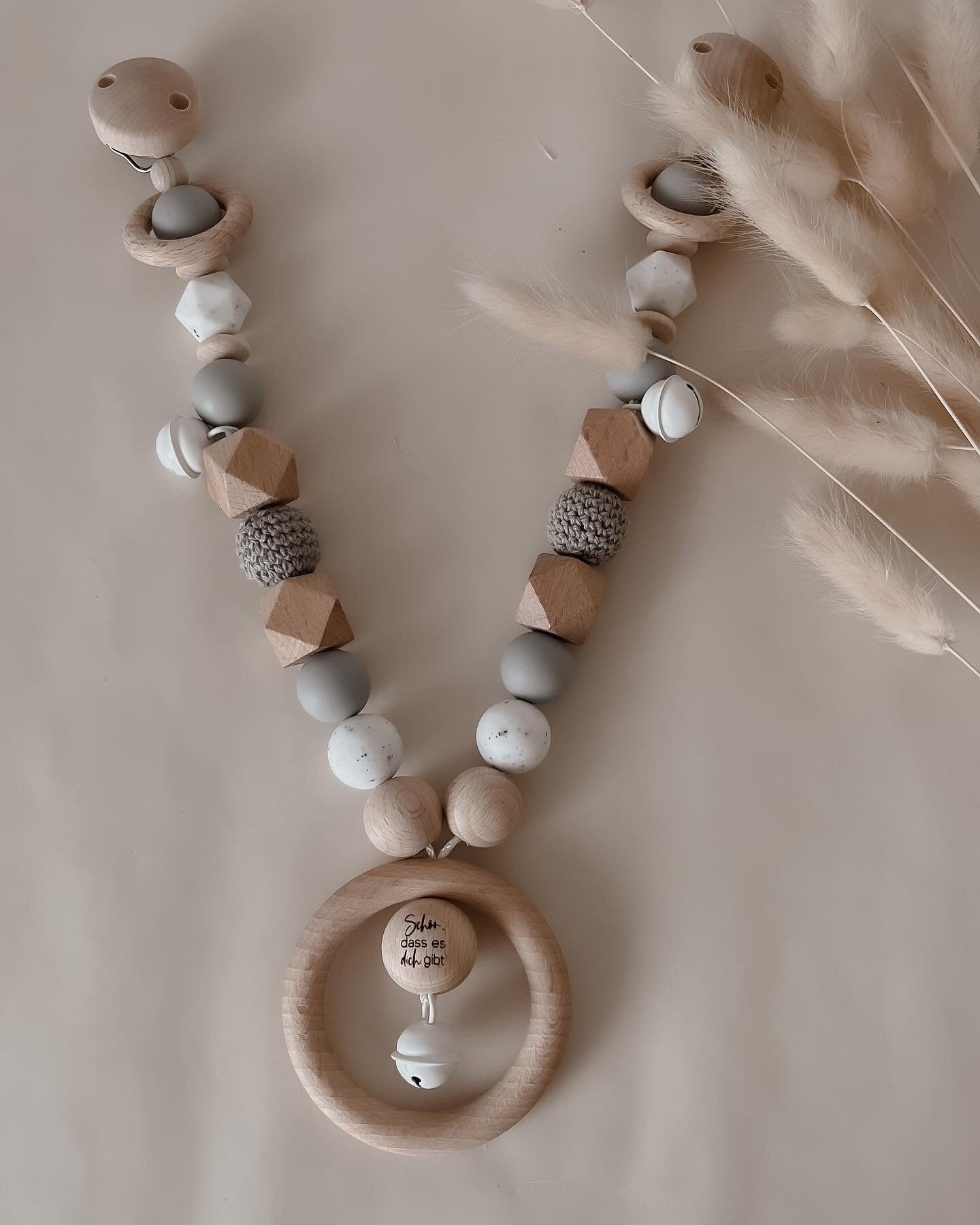 Kinderwagenkette aus Holz (Buche) >LIAS<