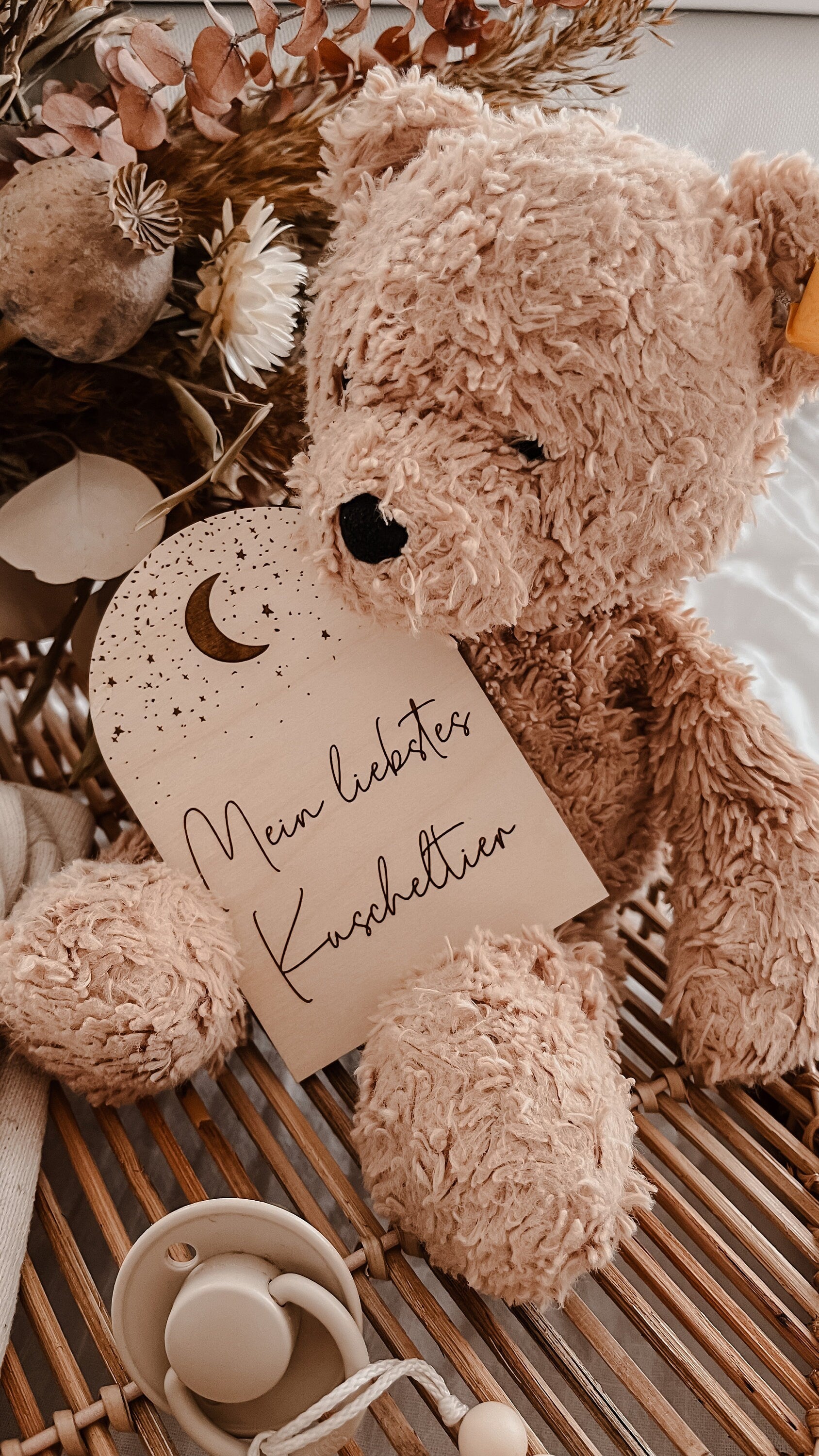 Meilenstein-Karten Baby aus Holz - Zusatzset >BOHO<