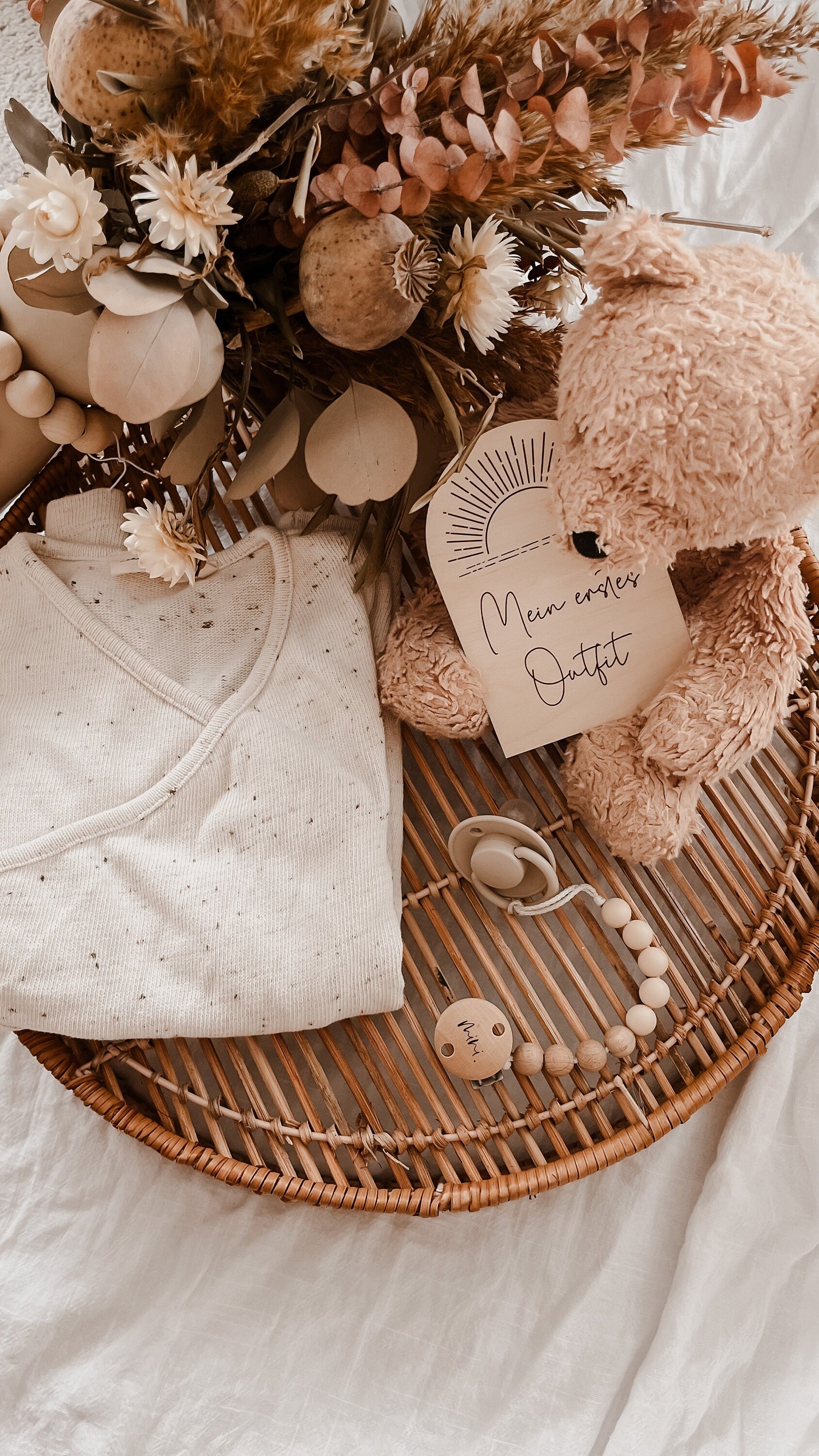 Meilenstein-Karten Baby aus Holz - Zusatzset >BOHO<