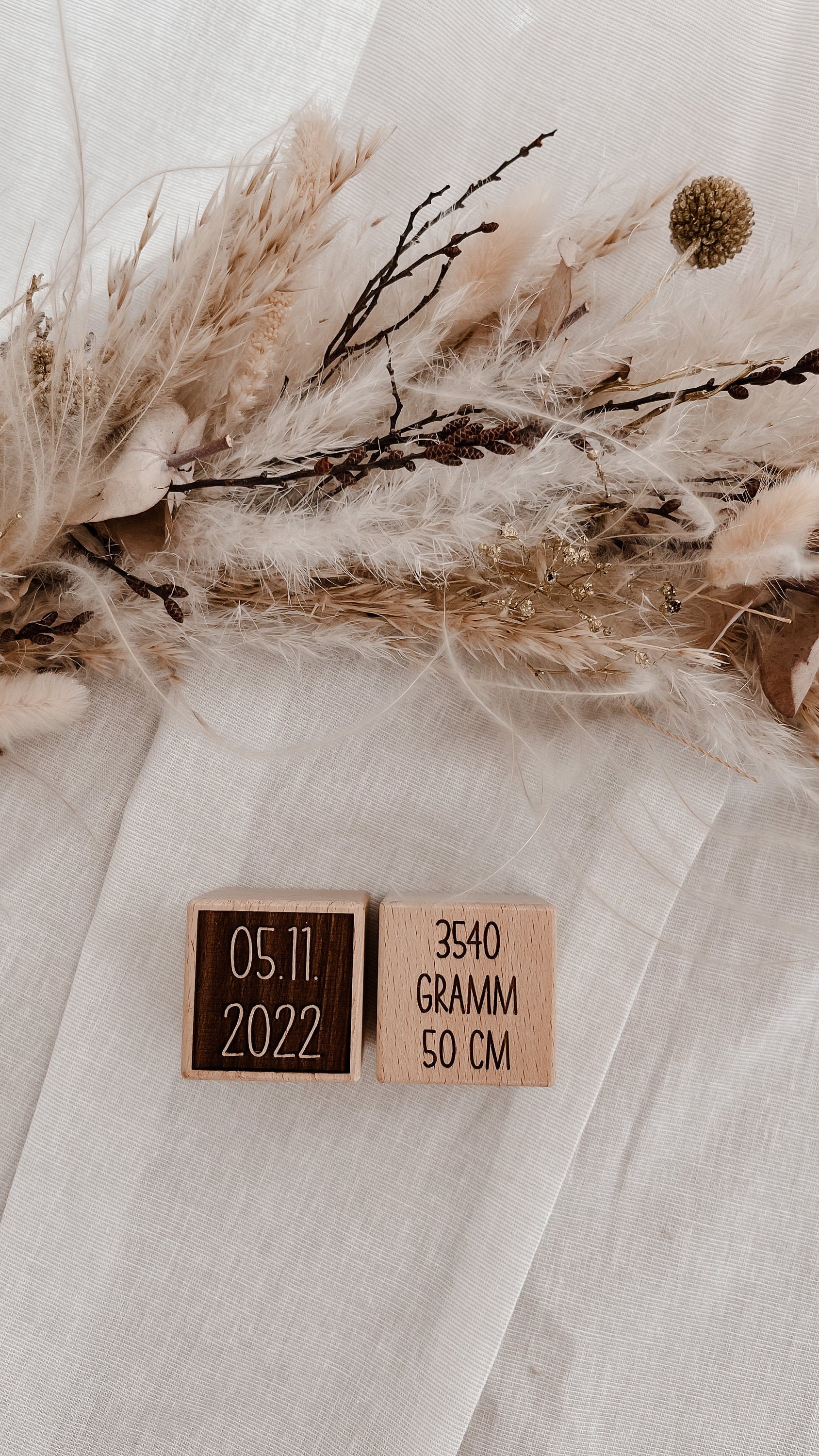 Holzwürfel personalisiert | Holzwürfel Name | Holzwürfel Geburt | Geburtswürfel | Holzklotz | Geschenk zur Geburt