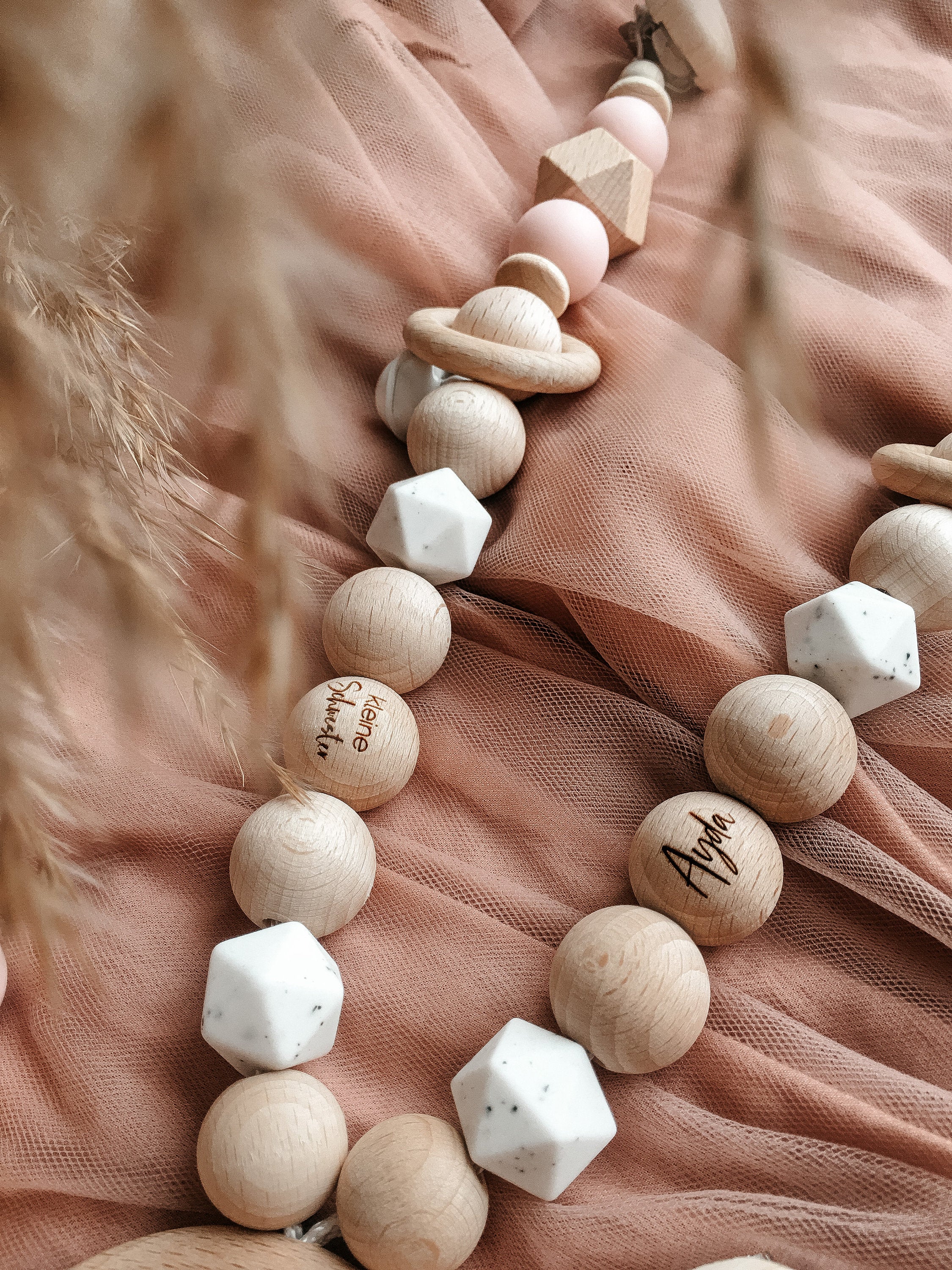 Kinderwagenkette aus Holz (Buche) >MATTHEO<