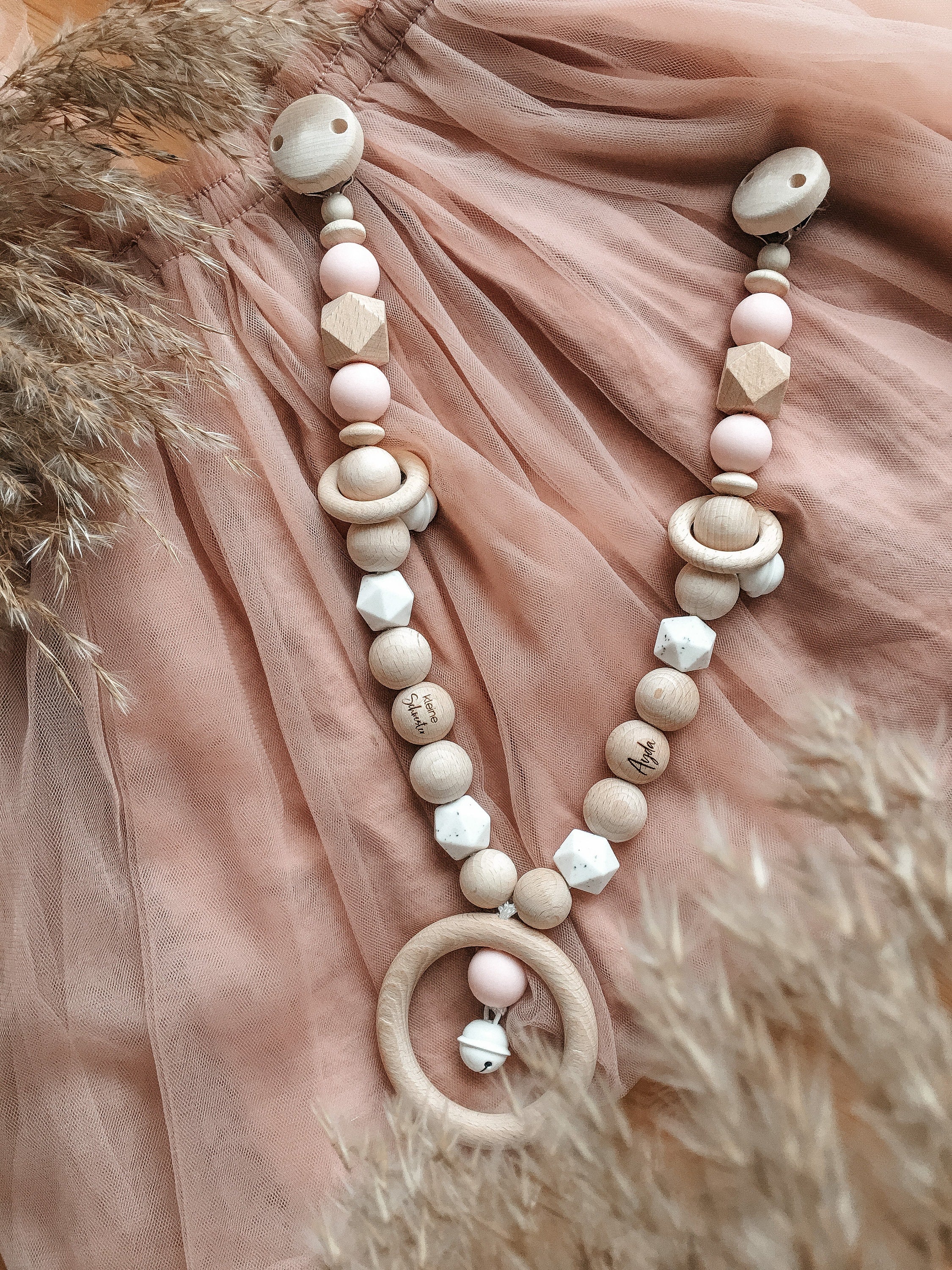 Kinderwagenkette aus Holz (Buche) >MATTHEO<