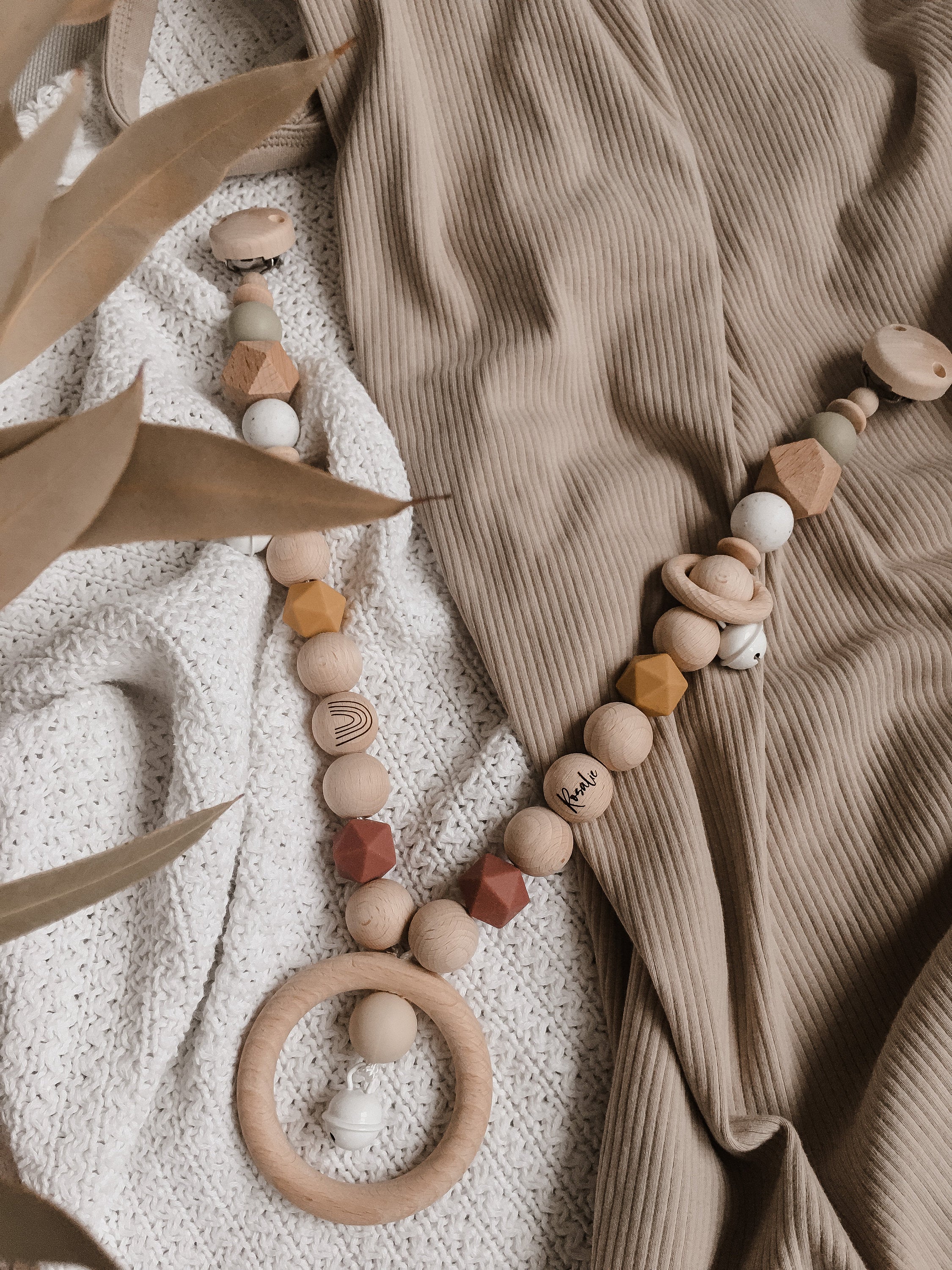 Kinderwagenkette aus Holz (Buche) >MATTHEO<